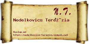 Nedelkovics Terézia névjegykártya